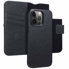 Accezz Cover in pelle 2 in 1 con MagSafe Apple iPhone 15 Pro Max - Onyx Black