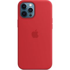 Apple Cover Posteriore in Silicone con MagSafe Apple iPhone 12 Pro Max - Red