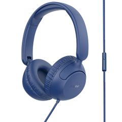 imoshion Cuffie per bambini con filo - cavo AUX - limitatore di decibel - Denim Blue
