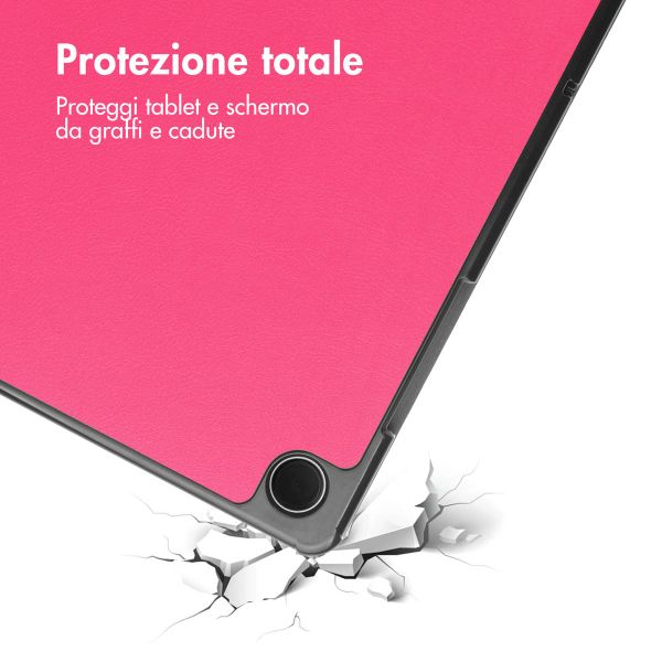 imoshion Cover a libro Trifold Samsung Galaxy Tab A9 Plus - Pink