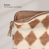 Selencia Cover laptop teddy 15-16 pollici - Checks