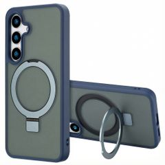 Accezz Cover con anello e supporto con MagSafe Samsung Galaxy S24 - Blu