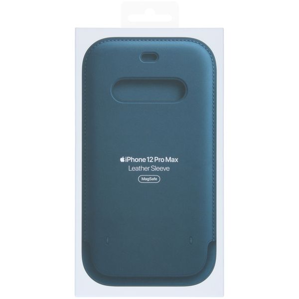 Apple Sleeve in Pelle iPhone 12 Pro Max - Baltic Blue
