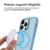 imoshion Cover posteriore Color Guard con MagSafe Apple iPhone 14 Pro Max - Azzurro