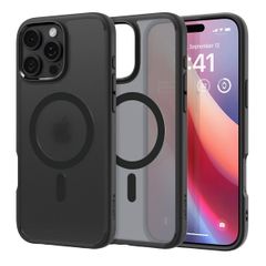 Spigen Cover Posteriore Ultra Ibrida con MagSafe Apple iPhone 16 Pro - Frost Black