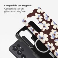 Selencia Cover posteriore Vivid con MagSafe Samsung Galaxy S26 Ultra - Choco Flower Pop