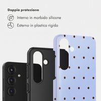 Selencia Cover Posteriore Vivid Samsung Galaxy S25 - Happy Dots Digital Sky