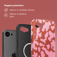 Selencia Cover posteriore Vivid con MagSafe Apple iPhone 17e / 16e - Moo’d Blush Pink