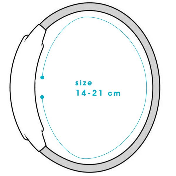 imoshion Cinturino milanese magnetico Samsung Galaxy Watch 4 / 5 / 6 / 7 / FE (20 mm) - Argento