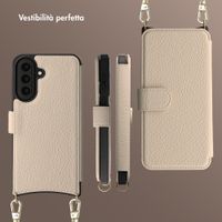 Selencia Cover Riva con MagSafe e cordino Samsung Galaxy A57 (5G) - Beige
