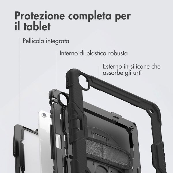 Accezz Cover Posteriore Resistente con tracolla Apple iPad Air 13 pollici (2026) M4 / (2025) M3 / (2024) M2 - Nero