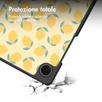 imoshion Cover Trifold Design Samsung Galaxy Tab A11 / A9 8.7 pollici - Citrus Dream