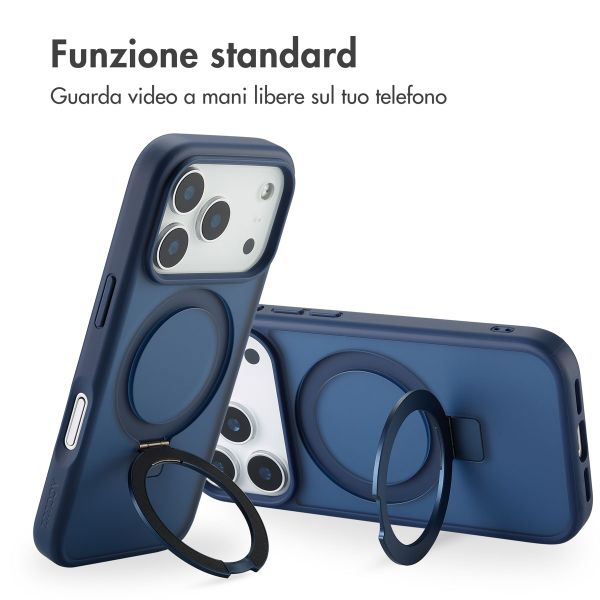 Accezz Cover con anello e supporto con MagSafe Apple iPhone 17 Pro - Blu