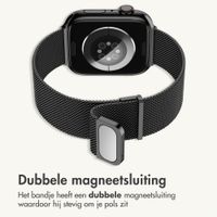 imoshion Milanees magnetisch bandje Apple Watch | 44/45/46/49 mm - Zwart