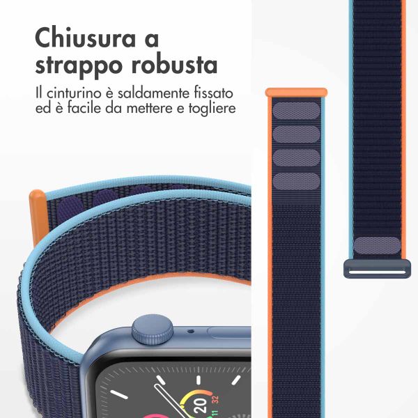 imoshion Cinturino in nylon Apple Watch | 38/40/41/42 mm - Dark Navy Blue