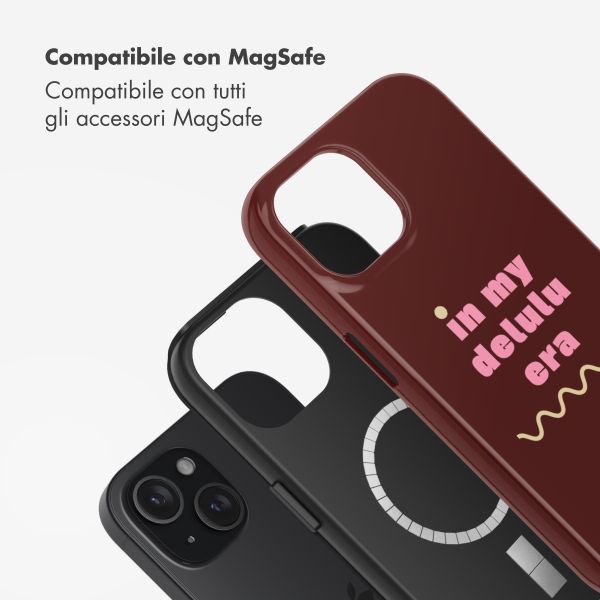 Selencia Cover posteriore Vivid con MagSafe Apple iPhone 15 - Delulu