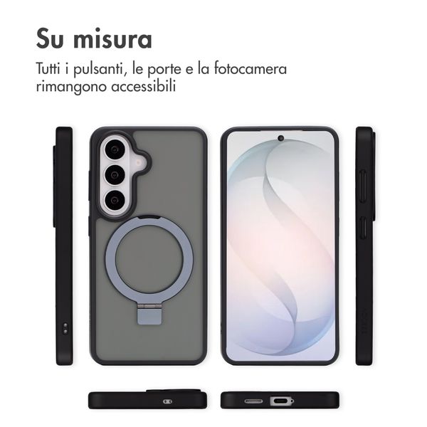 Accezz Cover con anello e supporto con MagSafe Samsung Galaxy S26 - Nero