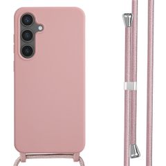 imoshion Cover in Silicone con Cordino Samsung Galaxy S24 FE - Sand Pink