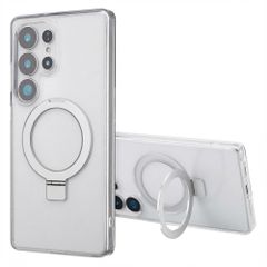Accezz Cover con anello e supporto con MagSafe Samsung Galaxy S25 Ultra - Trasparente