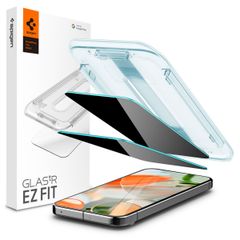 Spigen Vetro temperato privacy GLAStR EZ Fit + Applicatore - confezione da 2 Google Pixel 9 / 9 Pro / 10 / 10 Pro