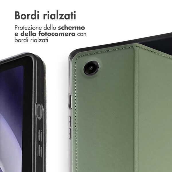 Accezz Cover Tablet Classica Samsung Galaxy Tab A9 Plus - Verde