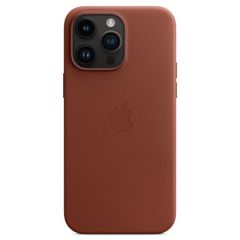 Apple Cover Posteriore in Pelle con MagSafe Apple iPhone 14 Pro Max - Umber