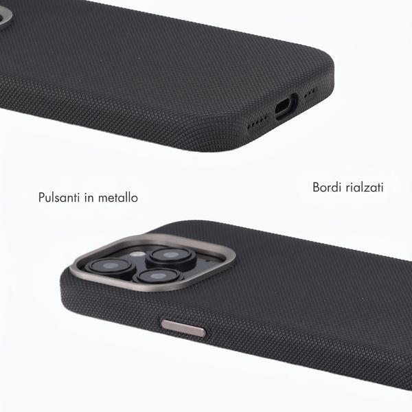 Accezz Cover Mesh con MagSafe Apple iPhone 16 Pro - Nero