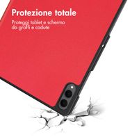 imoshion Cover a libro Trifold Samsung Galaxy Tab S11 Ultra - Rosso