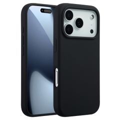 Accezz Cover in silicone liquido con MagSafe Apple iPhone 17 Pro - Nero