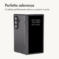 imoshion Custodia Slim in pelle sintetica Samsung Galaxy Z Fold 8 Ultra - Nero