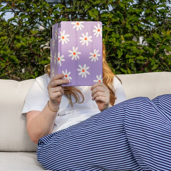 imoshion Cover Trifold Design Samsung Galaxy Tab S11 / S12 Ultra - Flowers Distance