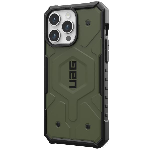 UAG Cover Posteriore Pathfinder con MagSafe Apple iPhone 15 Pro Max - Olive Drab