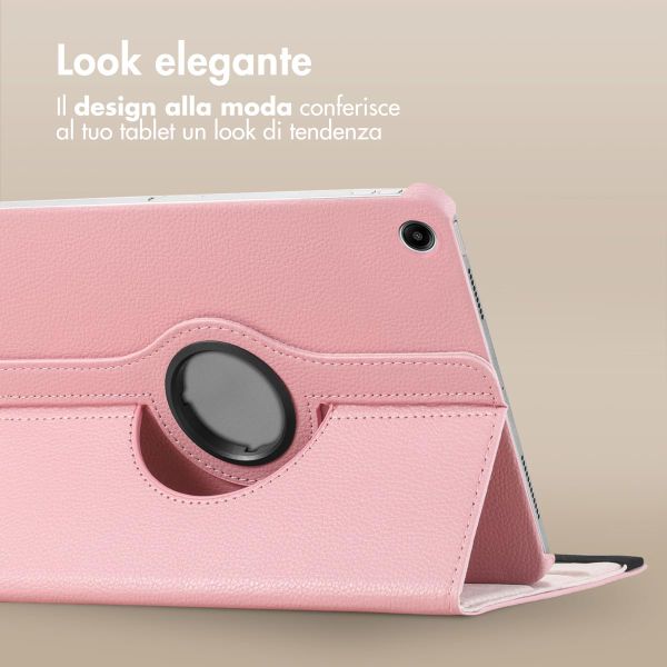 imoshion Cover Girevole a 360° Samsung Galaxy Tab A9 Plus - Rosa