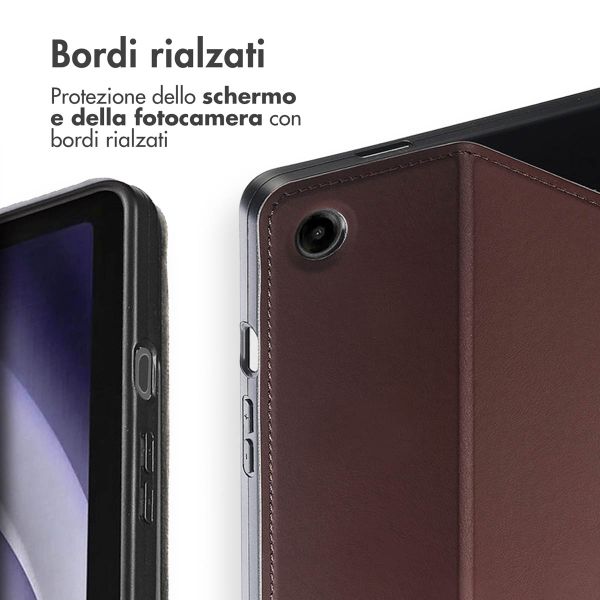 Accezz Cover Tablet Classica Samsung Galaxy Tab A9 Plus - Marrone