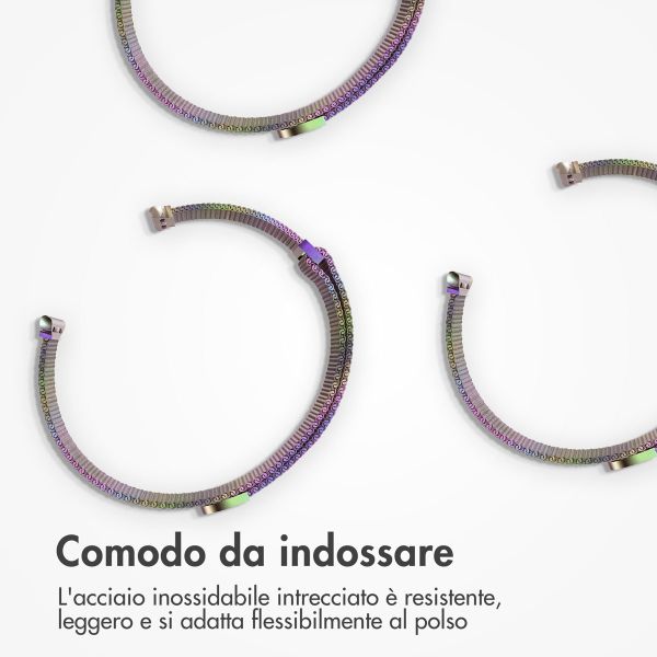 imoshion Cinturino milanese magnetico Apple Watch | 38/40/41/42 mm - Taglia S - Colorful