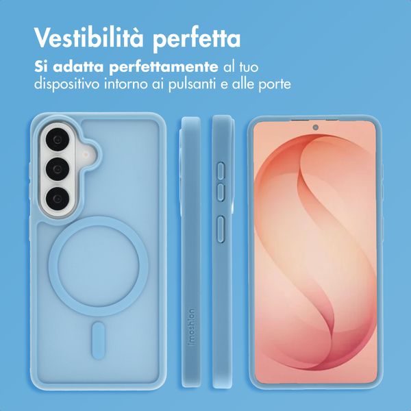 imoshion Cover posteriore Color Guard con MagSafe Samsung Galaxy S26 Plus - Azzurro