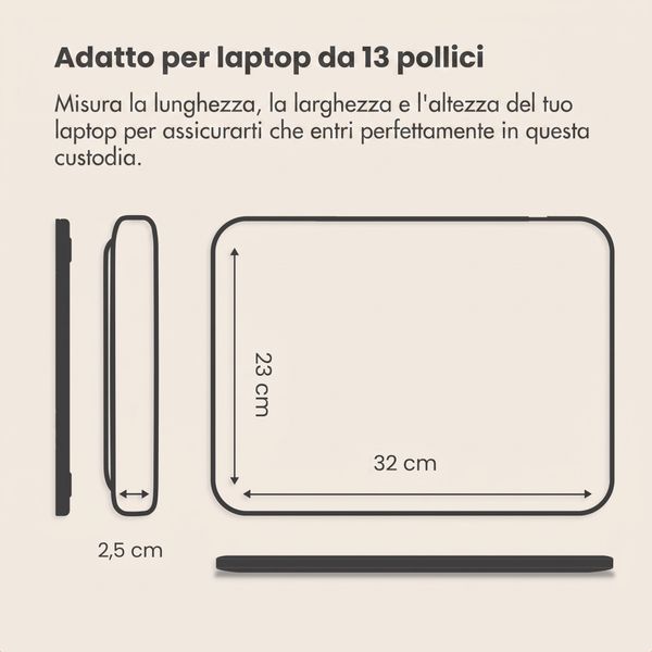 imoshion Custodia per laptop con tasca 13 pollici - Candy Pink