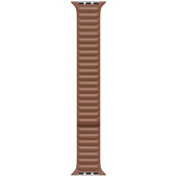 Apple Cinturino Leather Link Apple Watch | 38/40/41/42 mm - Taglia M/L - Saddle Brown