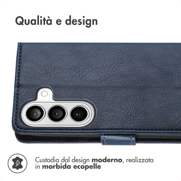 imoshion Cover a libro di Lusso Samsung Galaxy S26 Plus - Blu scuro