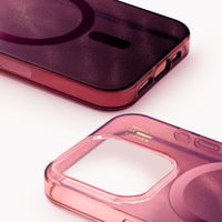 iDeal of Sweden Cover Trasparente con MagSafe Apple iPhone 16 Pro - Cherry Lacquer