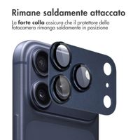 imoshion Protezione fotocamera in Vetro 2 Pezzi Apple iPhone 17 Pro Max - Deep Blue