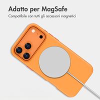 imoshion Cover posteriore Color con Thin MagSafe Ring Apple iPhone 18 Pro / 17 Pro - Arancio