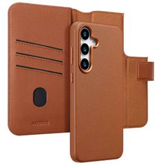 Accezz Cover in pelle 2 in 1 con MagSafe Samsung Galaxy S25 Plus - Sienna Brown