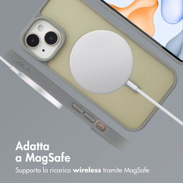 imoshion Cover posteriore Color Guard con MagSafe Apple iPhone 15 - Grigio