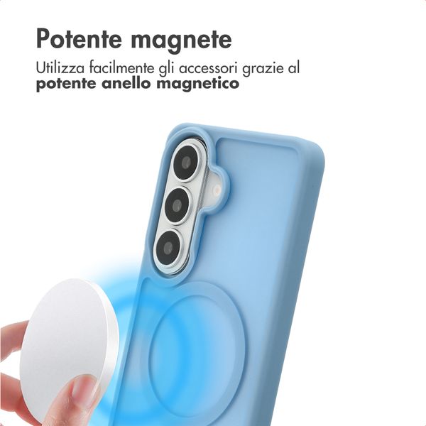 imoshion Cover posteriore Color Guard con MagSafe Samsung Galaxy S26 - Azzurro