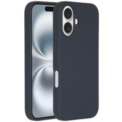 Accezz Cover in silicone liquido con MagSafe Apple iPhone 16 - Blu scuro