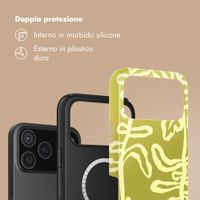 Selencia Cover posteriore Vivid con MagSafe Apple iPhone 17 Pro Max - Chalky Bloom