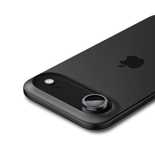 Spigen Optik Pro EZ Fit Lens Protector - Protezione lente fotocamera (confezione da 2) per Apple iPhone Air - Crystal Gray