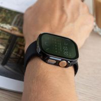 imoshion Cover rigida integrale lucida Apple Watch Ultra / Ultra 2 / Ultra 3 - 49 mm - Nero