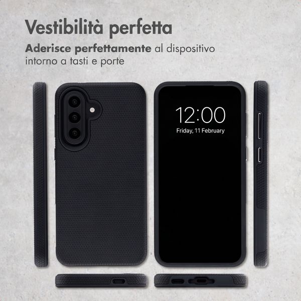 Accezz Cover Posteriore Resistente con MagSafe Samsung Galaxy A57 (5G) - Nero